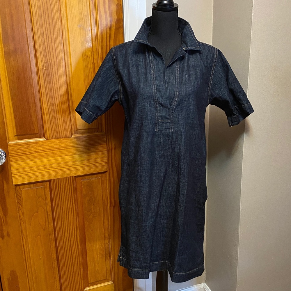 Ralph Lauren dark denim shift dress